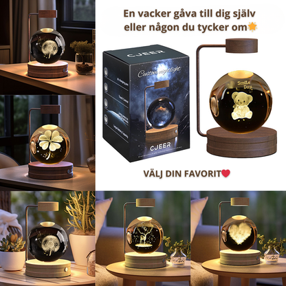 Exklusiv Crystal Ball Lampa