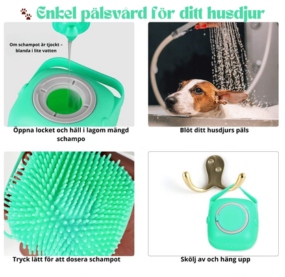 Schampo-Borste till husdjur